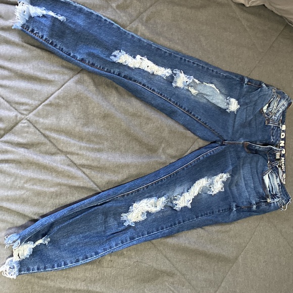 High Rise Skinny Ankle Grazer Jean - Picture 2 of 4